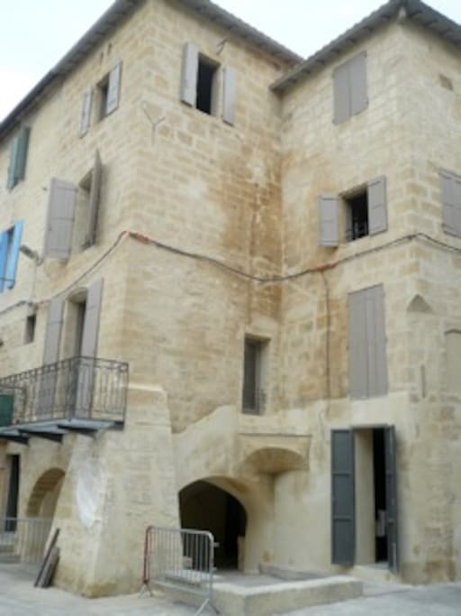 Side view of the house