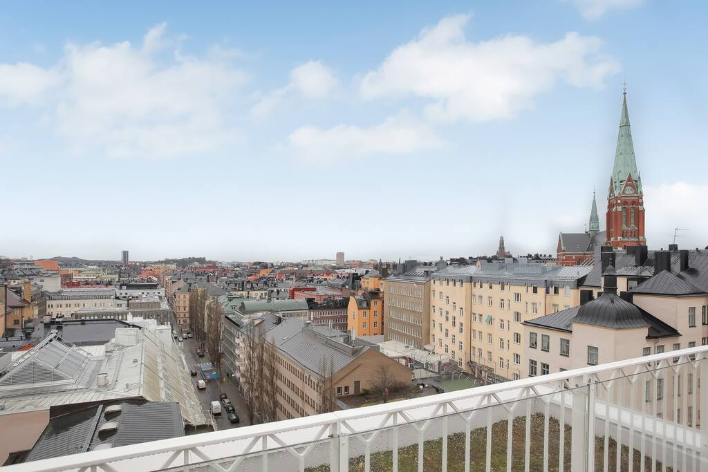 view from rooftop