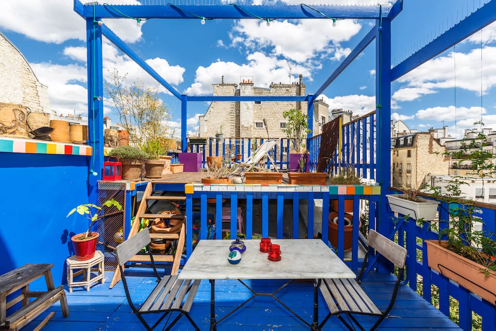 Duplex loft with amazing terrace! Lofts à louer à Paris, Îlede