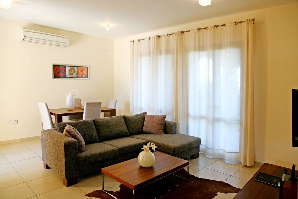 Relax and unwind in the spacious living area.