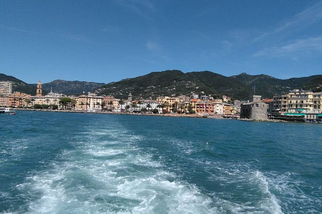 Rapallo, vista dal mare