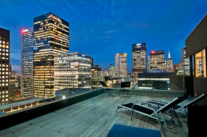 Large Private Rooftop Terrace, CBD