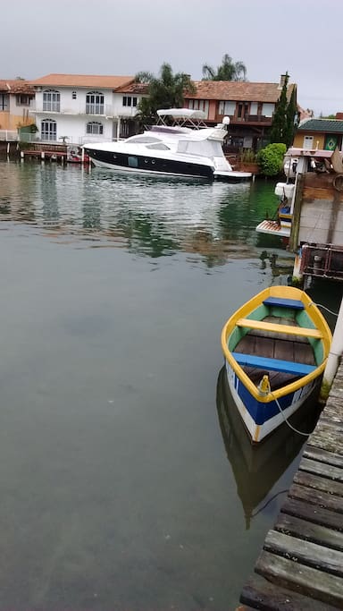 A 100 metros do canal na Barrada Lagoa
