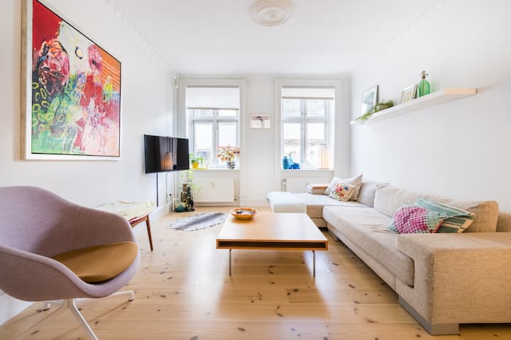 Cozy Apartment In The Nordic Style, Vesterbro - Kodaň