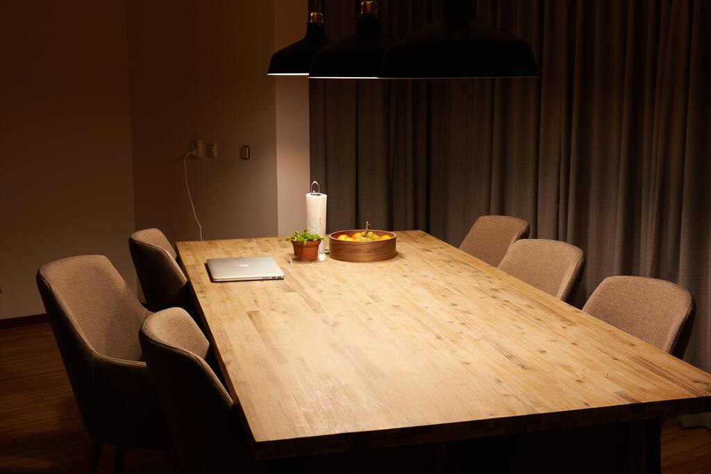 Dinning table in living room