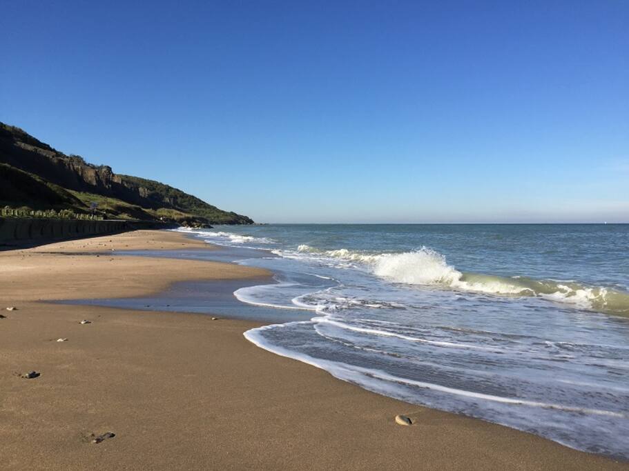 Plage de Villers sur Mer, à 10 mètres de l'appartement