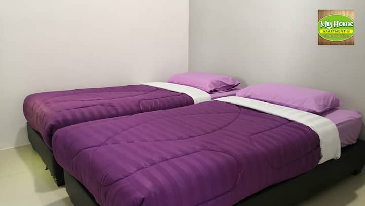 Cuarto dormitorio : 2 camas individuales.