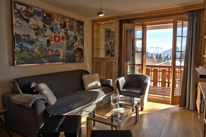 Apartment With Great View In Villars Sur Ollon - Les Diablerets