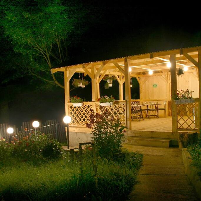Outdoor party zone