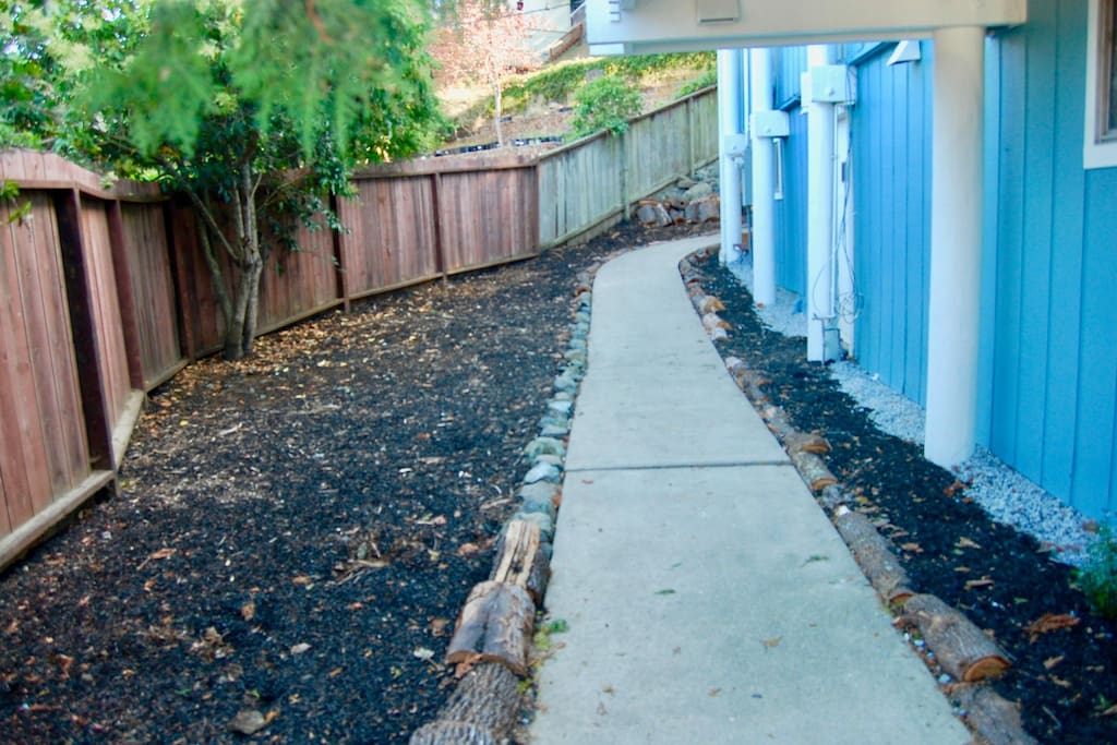 Entrance garden path