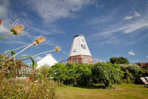 Old Smock Windmill in rural Kent
