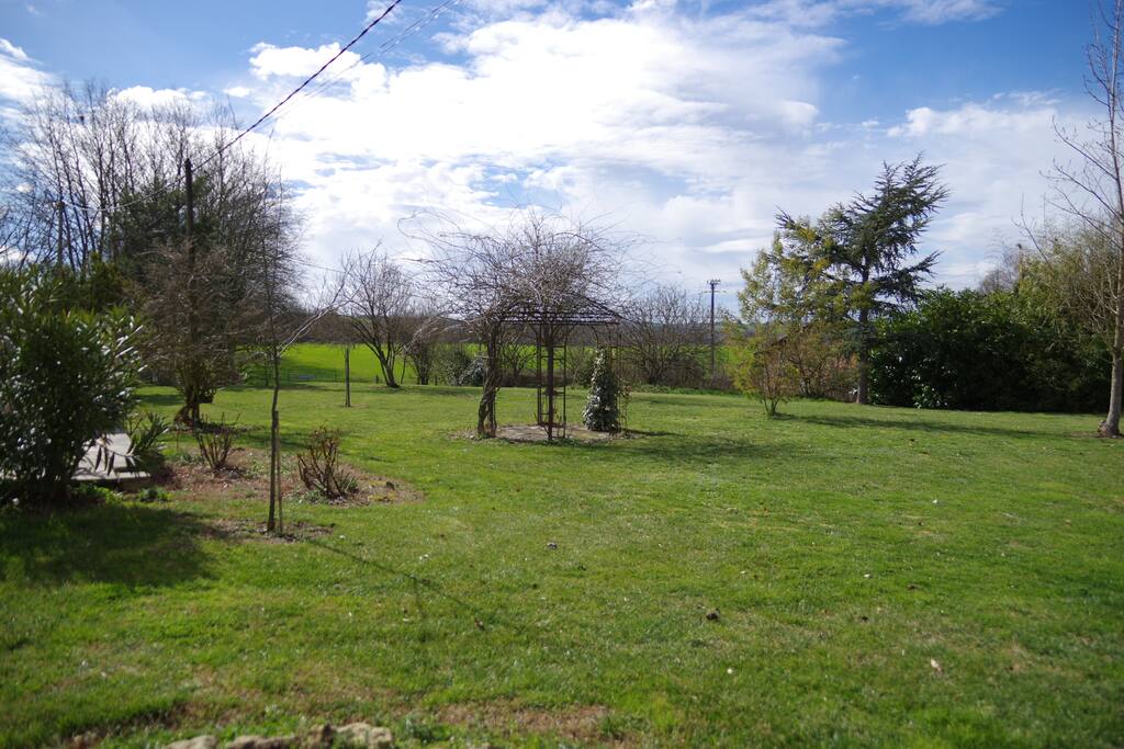 Le jardin exterieur de 7000m2