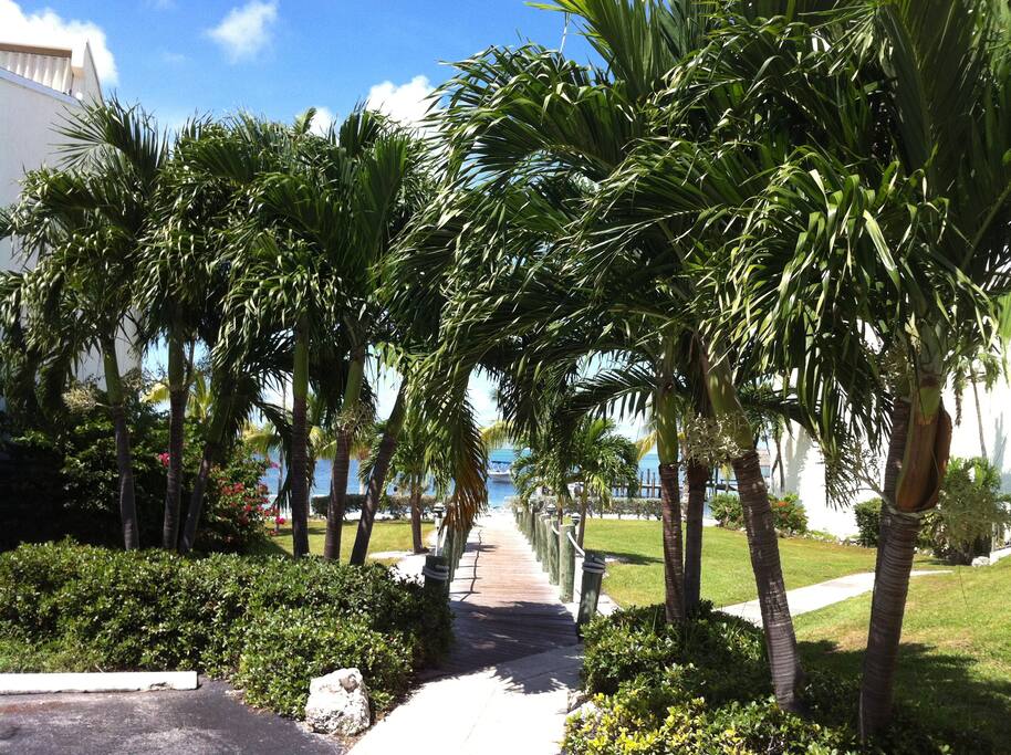 Beautifully landscaped grounds.