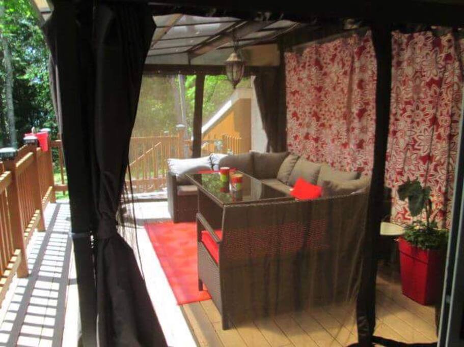 Gazebo facing the lake