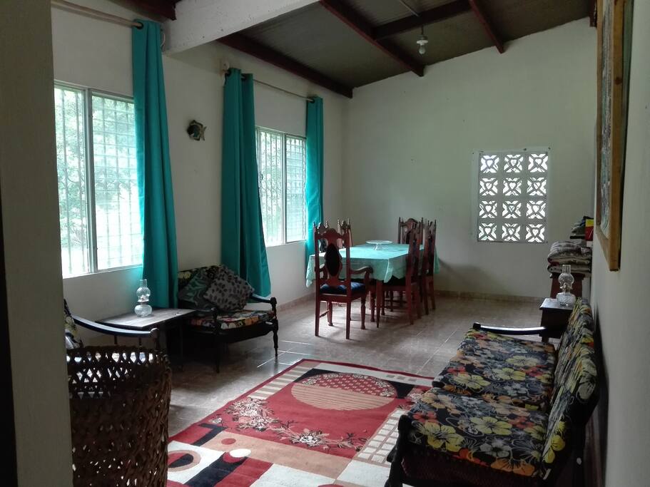 Spacious living room