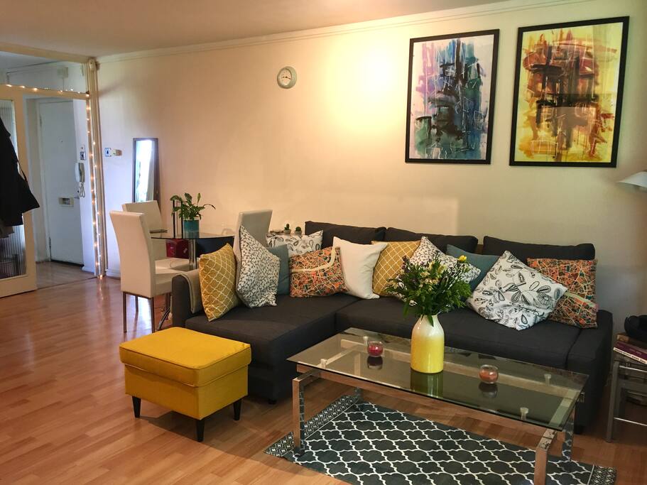 The living room