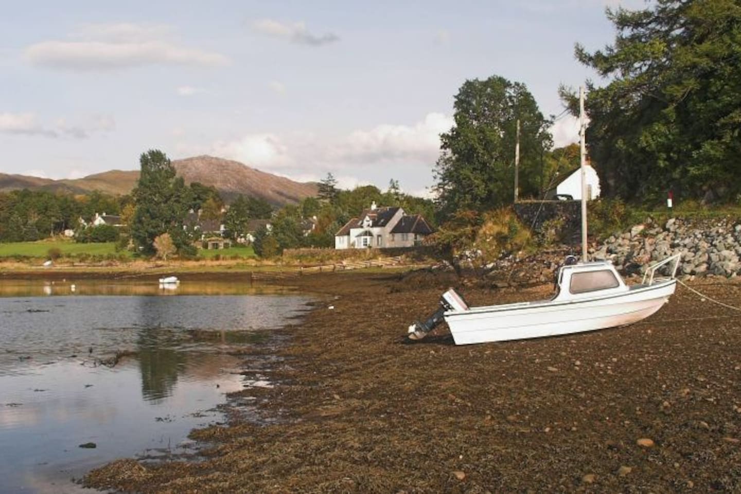 The back of Kirkton from the lagoon