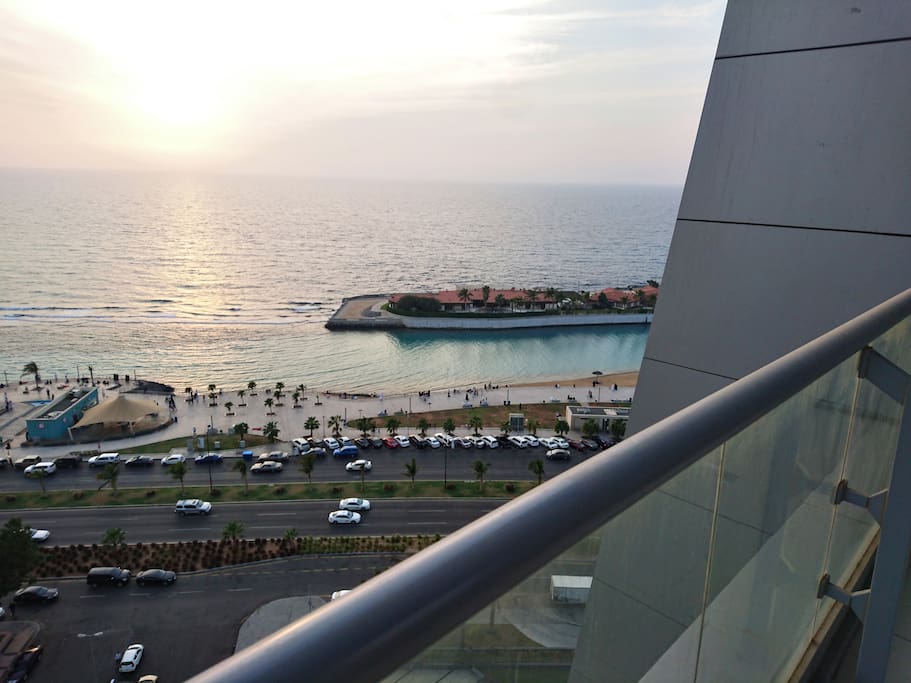 Corniche Just across the street