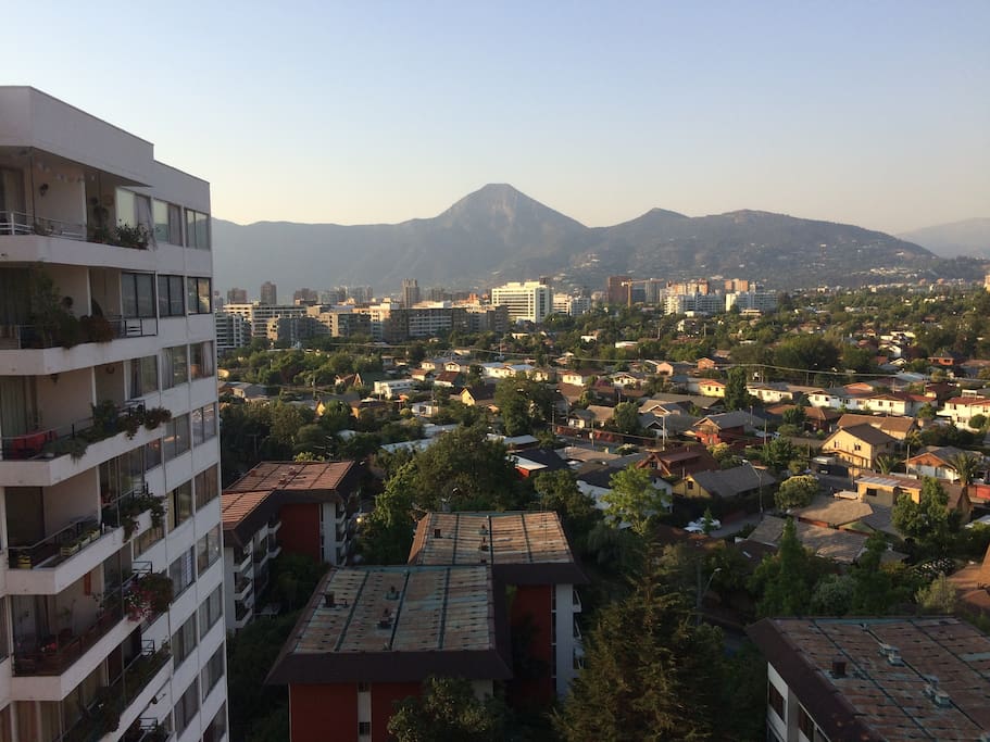 Vista hacia el cerro Manquehue