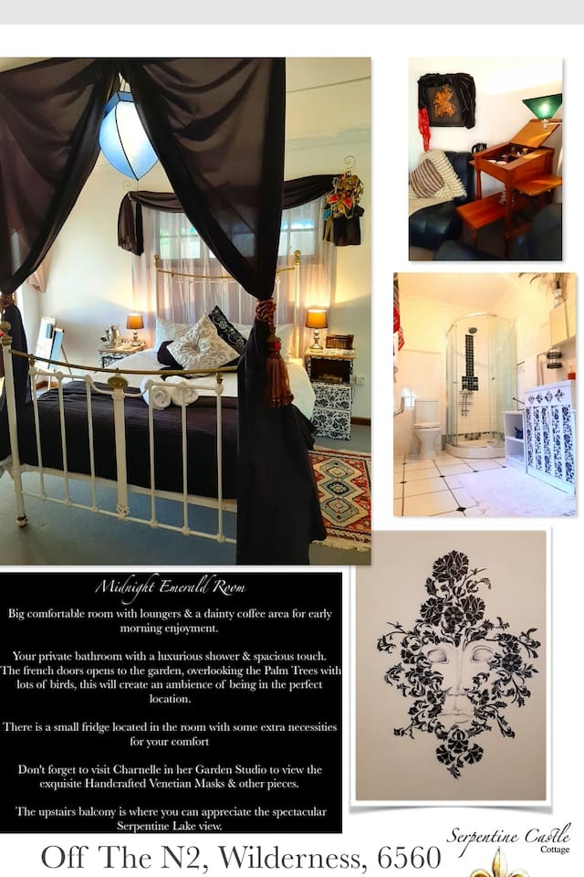 Midnight Emerald Room Serpentine Castle Cottage Cottages For