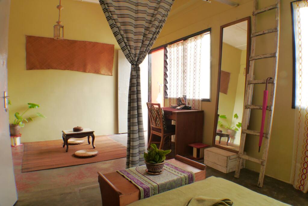 rest corner ala Japanese style viewed on back