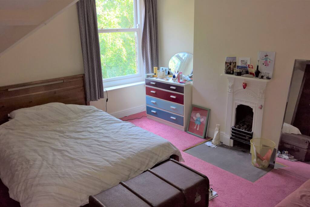 Good sized bedroom on the top floor