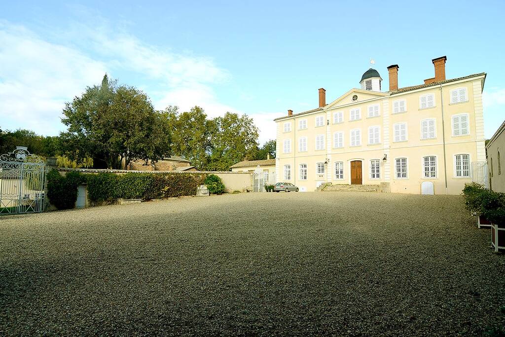 Main entrance of the chateau
