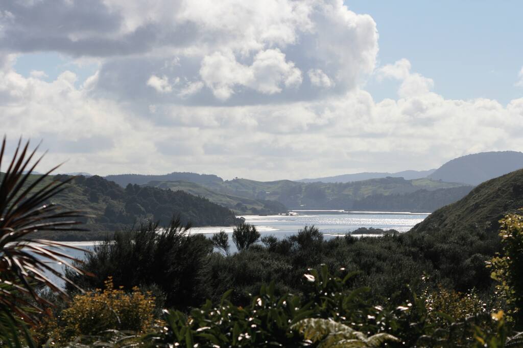 Bush and water views from your cottage