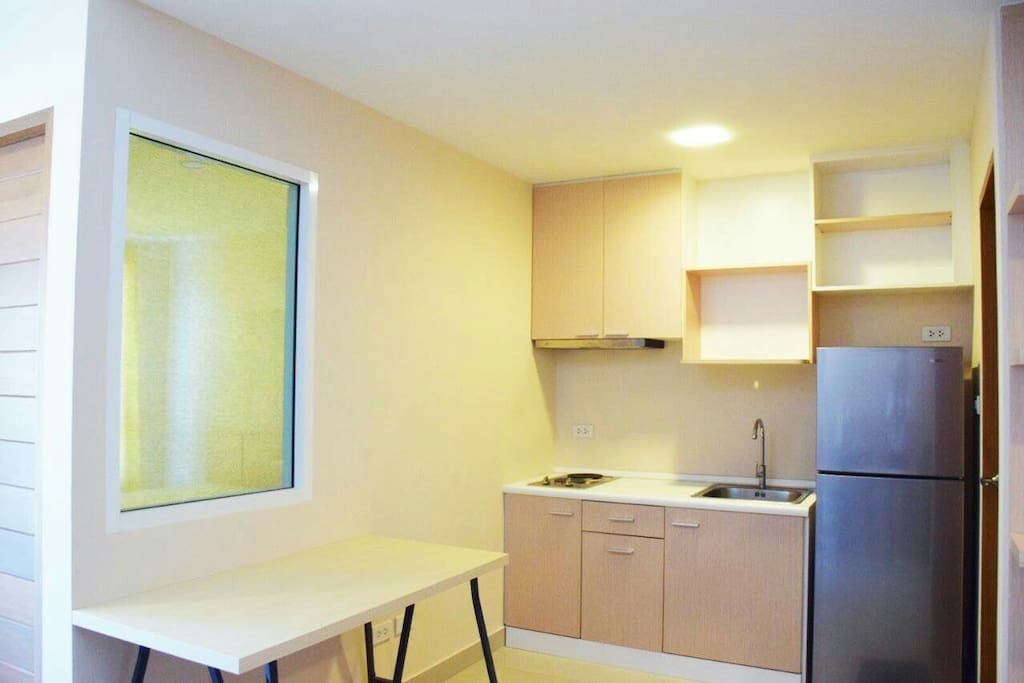 You can cooking and we have refrigerator