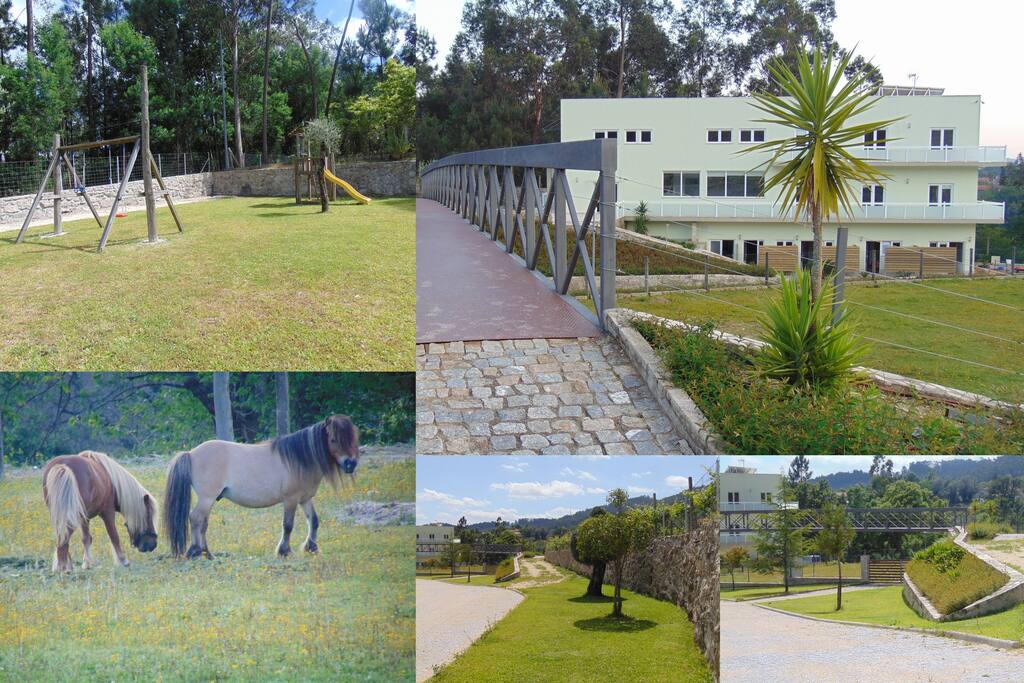 Espaços verdes da quinta
