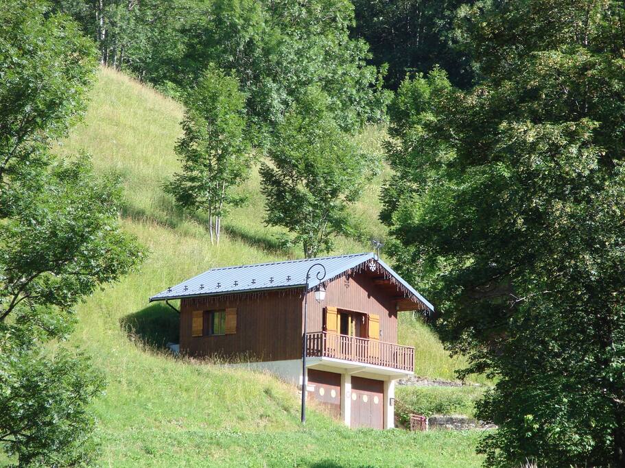 Le chalet Primevère en été