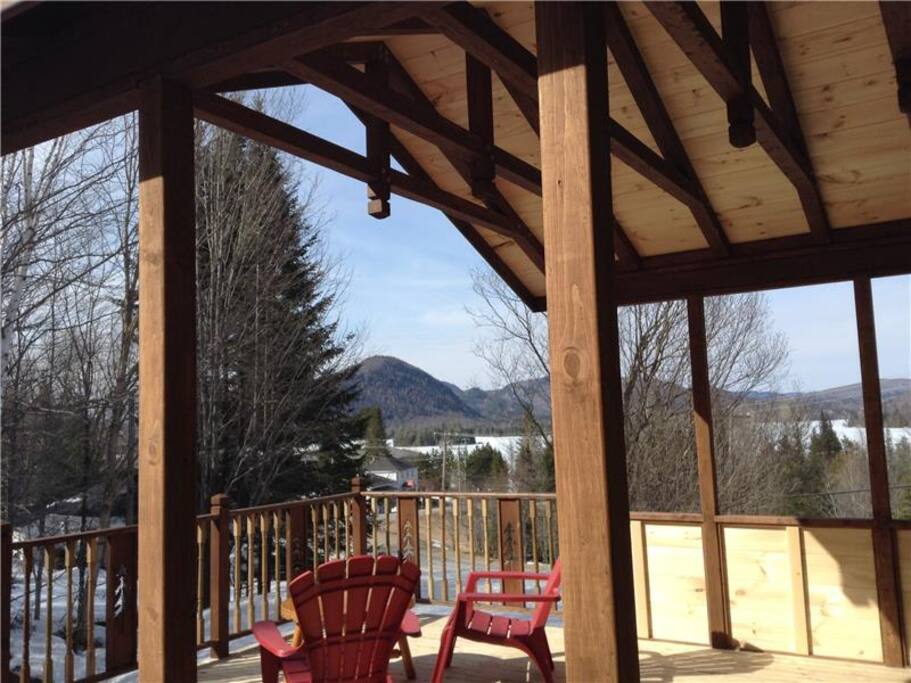 Vue de sur la terrasse