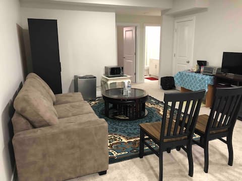 Popular Airbnb listing: Airbnb Edmonton Brand New Basement in The Orchards At Ellerslie