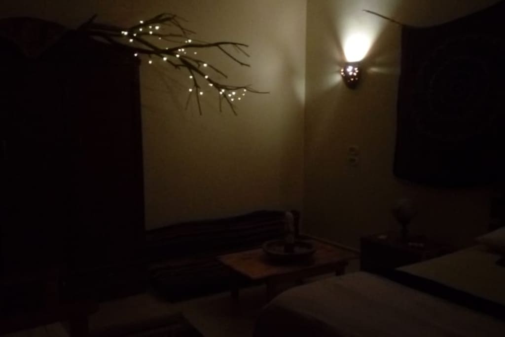 Room at night.