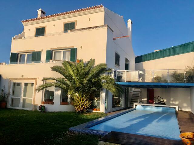 Beach villa pool Ericeira surf spot gallery image 2