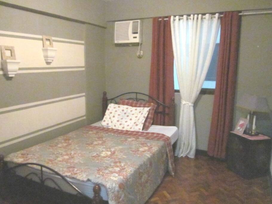 bedroom1 with huge wardrobe cabinet