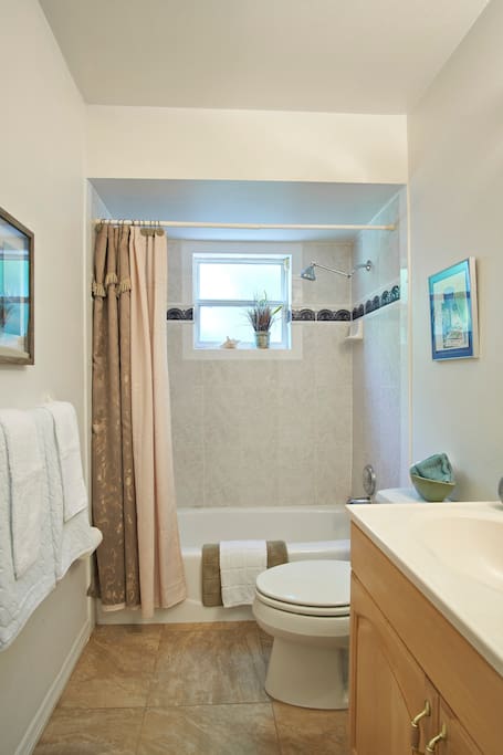 Full private bath.
