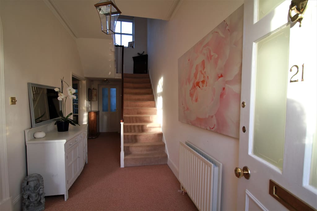 Welcome hall - lovely high ceilings with original features
