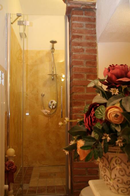 Doccia ampia del bagno.