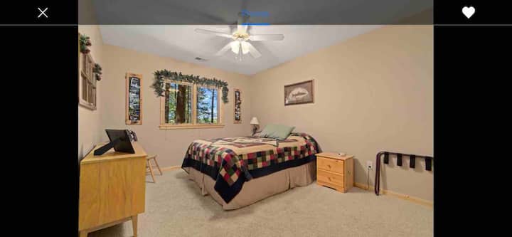 Basement bedroom