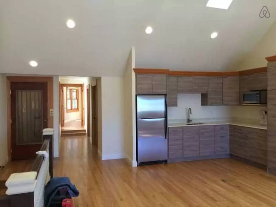 View of the wet bar