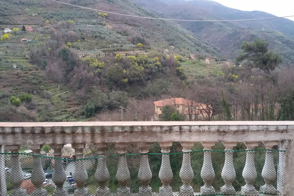 vista dal terrazzo