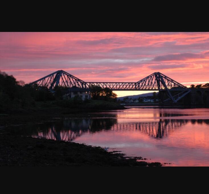 You can walk around the airport which is 2-3 minutes walk from our home and see beautiful views like this