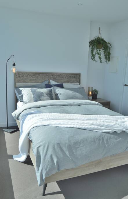 Loft style Bedroom with Comfy bed