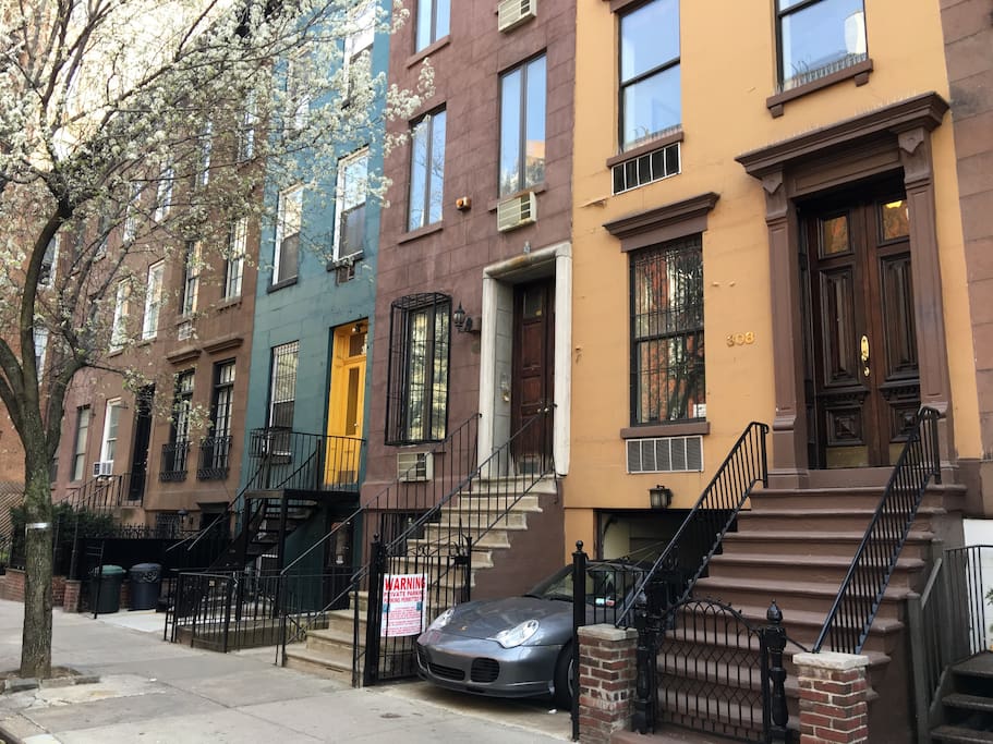 On the far right is the upper east side townhouse