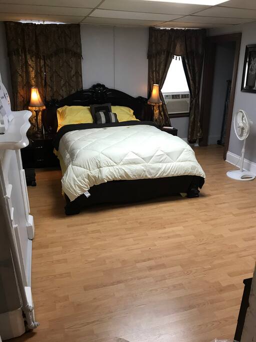 This room is hug and spacious