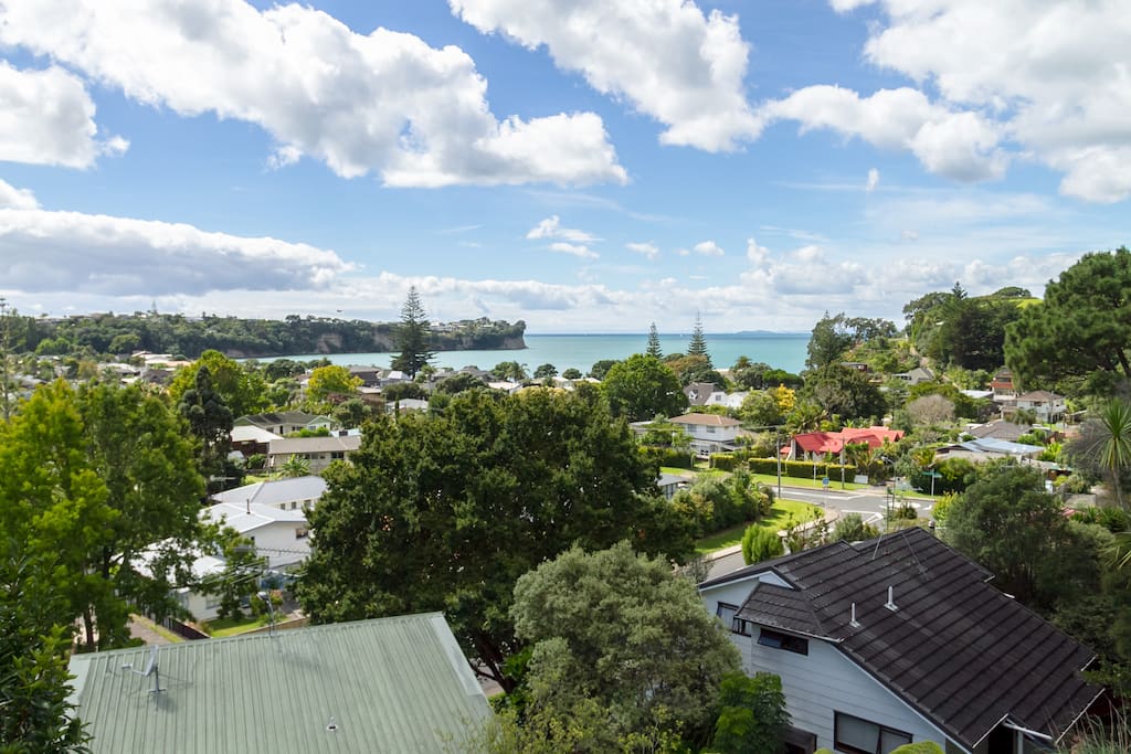 View from stairs