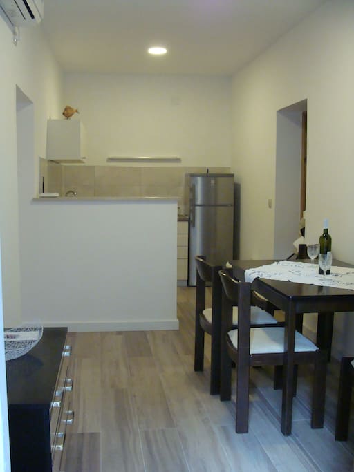Kitchen and dining room