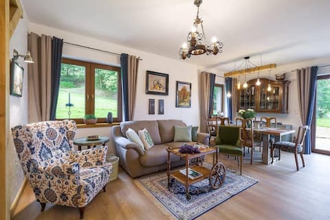 Popular Airbnb listing: Apartment in Marczyce overlooking the mountains on the ground floor in Gmina Podgórzyn