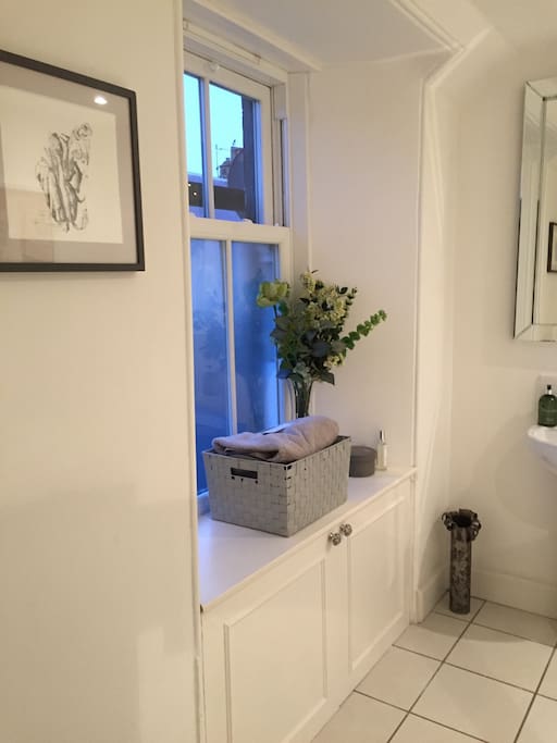 Ensuite - private shower, toilet and wash hand basin